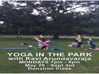 Yoga+In+the+Park+with+Kavi+Arundavaraja image